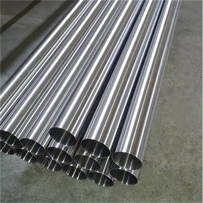 Astm A 304 312 Tiwb Pibell Wedi'i Weldio Dur Di-staen Arwyneb Disglair Gyda PVC